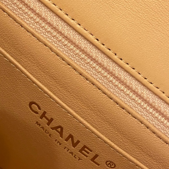 *SOLD* Chanel Rectangular Mini Beige Classic - Picture 7 of 12